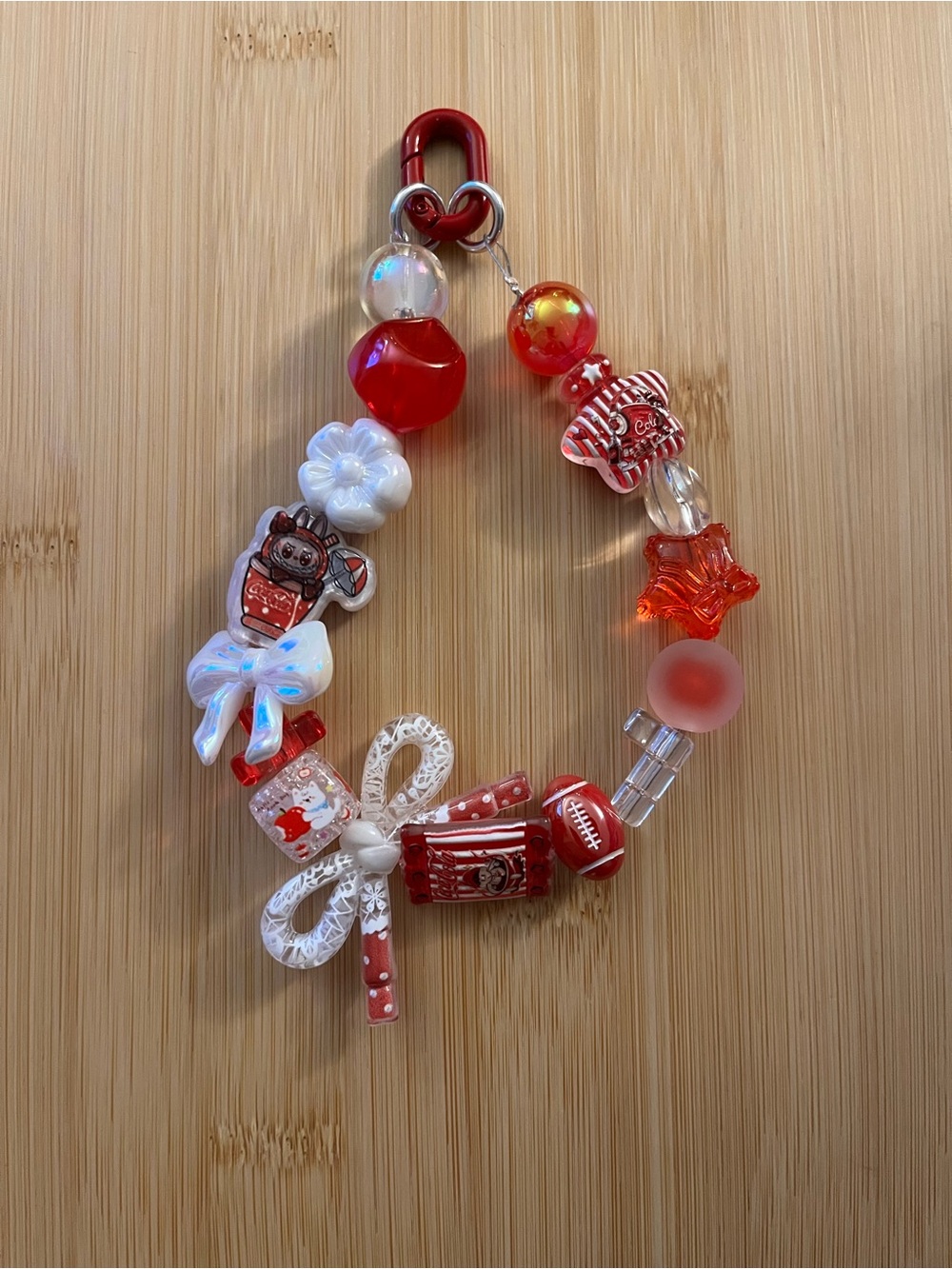 Coca Cola Bag Charm #1 - Coke Inspired